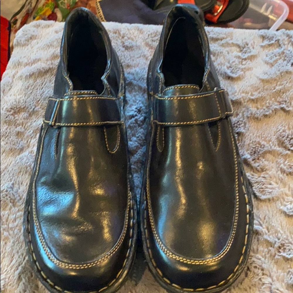 Born Black Leather Women's Shoes